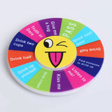 Plastic Fidget Spinner with Funny Emoticon Game Turntable