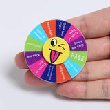 Plastic Fidget Spinner with Funny Emoticon Game Turntable