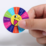 Plastic Fidget Spinner with Funny Emoticon Game Turntable