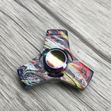 Uniquely Designed Zinc Allow Tri-Spinner Fidget