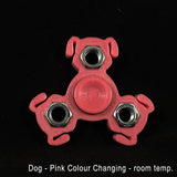 Dog Themed Fidget Spinner Toy - Colour Changes! - For Smaller Hands - Great for Kids of ALL Ages - EDC Toy Hand Spinner - Puppy Design