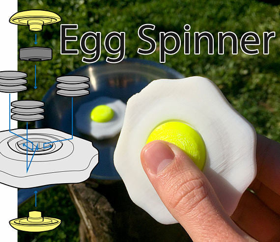 The Egg Spinner - With Hidden Weights