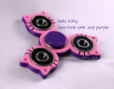 Best Fidget Spinner Toy! Hello Kitty Fidget Toy Spinner Fidget Hand Spinner with Ceramic Bearings. Spinner Fidget Multicolor Pink & Purple