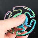 New Arrival Rainbow Alien Maze Tri Finger