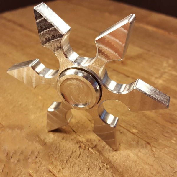 Aluminum 6 Point Shuriken Fidget