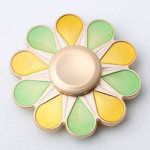 High Speed Floral Fidget Toy Hand Spinner - 5.5*5.5*1.3CM