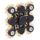 9 Gear Fidget Spinner - Black/Gold