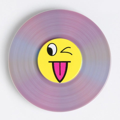 Plastic Fidget Spinner with Funny Emoticon Game Turntable