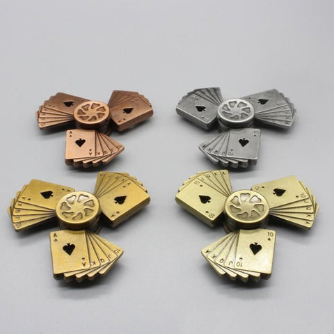 ECUBEE EDC Poker Hand Spinner Gadget Fidget Spinner Fidget Focus Reduce Stress Gadget