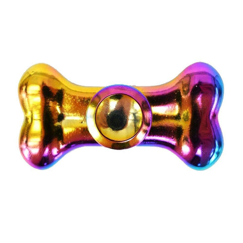 Hot Sale Dog Bone Colorful Hand Spinner Toys