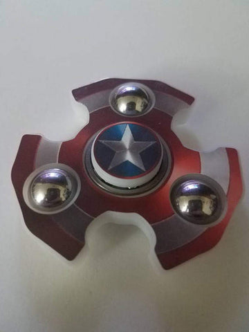 EDC Fidget Spinner Inspired Captain America *not 3d printed*