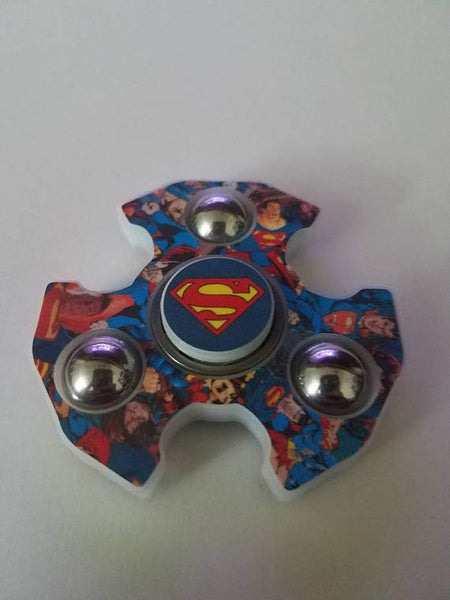 EDC Fidget Spinner Inspired Super Man *not 3d printed*