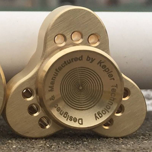 Kepler Mini Fidget Spinner - Brass