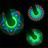 New LED Pattern Hand Tri-Spinner