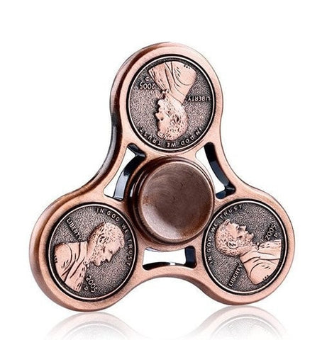 Limited Metal Penny Hand Tri-Spinner