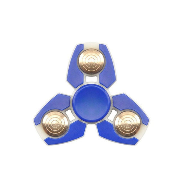 Kids Design Blue Fidget Hand Tri-Spinner