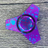 Metal Ink Splatter Hand Tri-Spinner