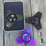 Metal Ink Splatter Hand Tri-Spinner