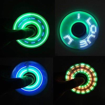 New LED Pattern Hand Tri-Spinner