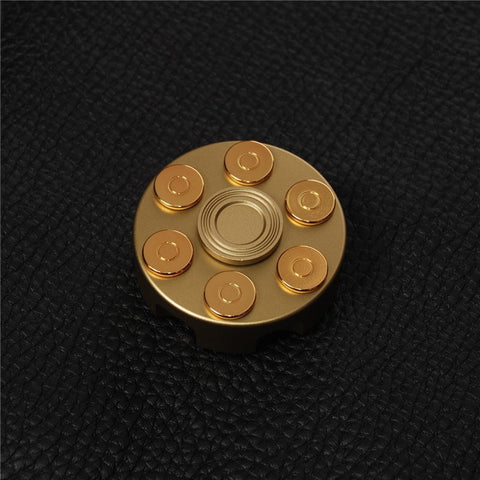 Gold Revolver Gyro Hand Spinner