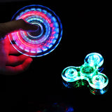 Crystal Clear LED Fidget Spinner