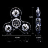 Crystal Clear LED Fidget Spinner