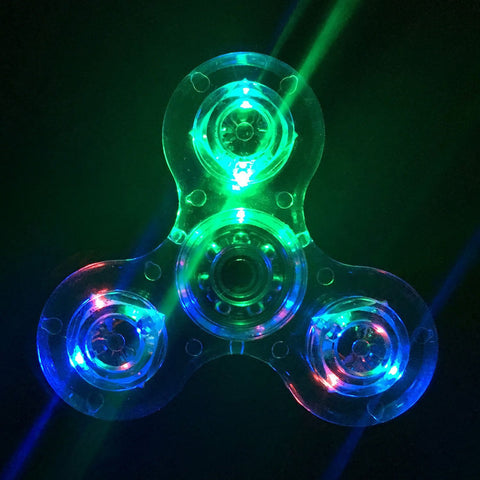 Crystal Clear LED Fidget Spinner